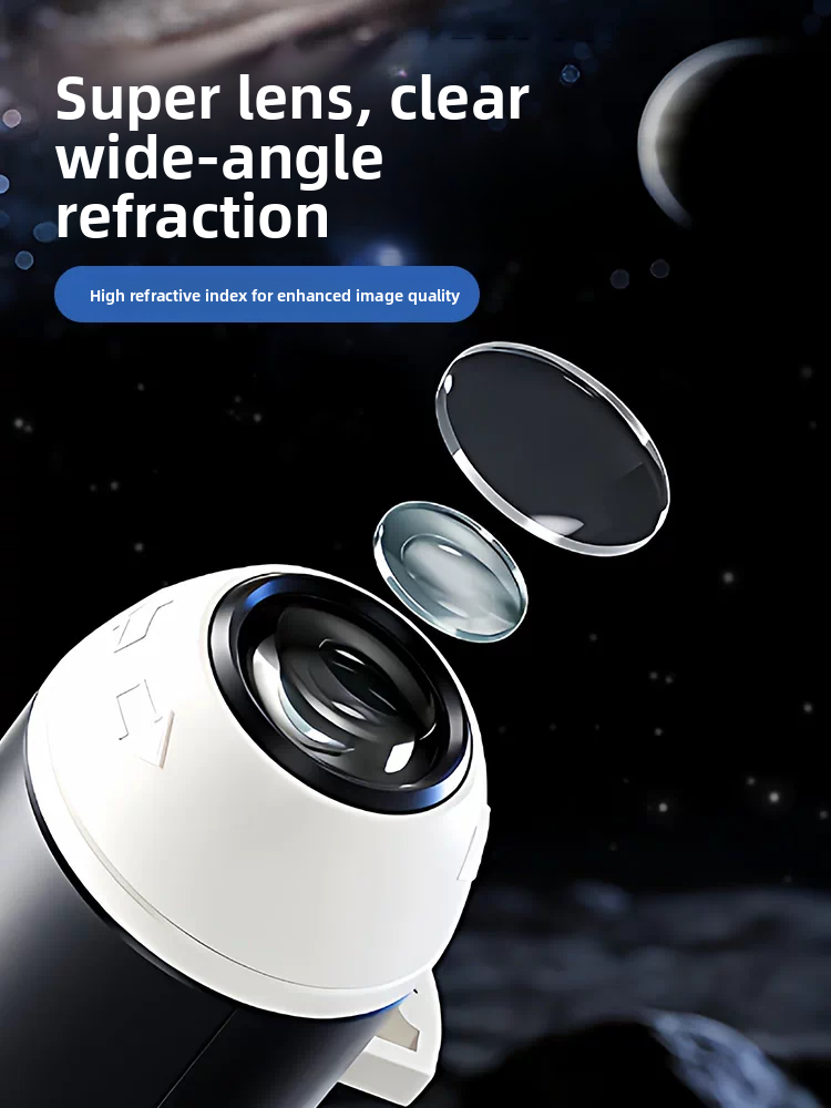 Starry Sky Projector Lamp – Galaxy, Planets & Dinosaur Slides